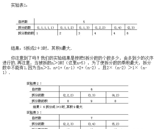 整数拆分问题(整数的分拆解题方法)