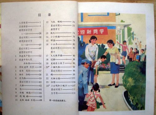 80后小学语文课本目录六年制(80年代六年制小学语文课本)