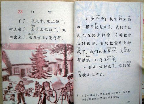 80后小学语文课本目录六年制(80年代六年制小学语文课本)