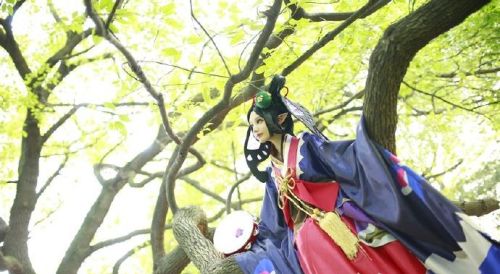 分享一组阴阳师蝴蝶精的cosplay，希望大家喜欢啊