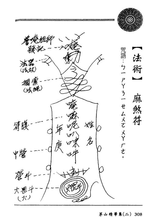 符咒类旧书——《茅山精华集》第4部分完