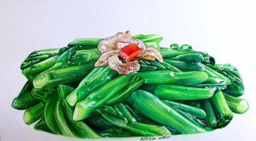 彩铅画 美食(彩铅美食简笔画)