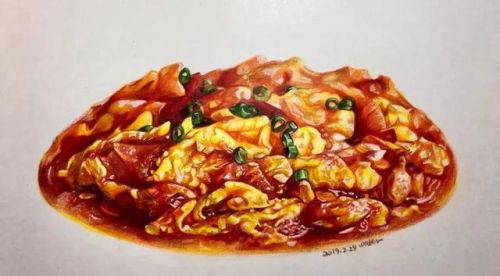 彩铅画 美食(彩铅美食简笔画)