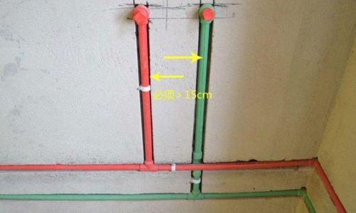 冷热水管为什么要间隔15公分(冷热水管要间隔多少)