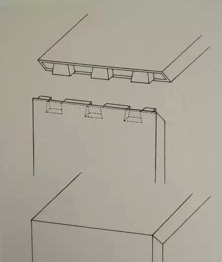平面榫卯拼接(平板明榫)