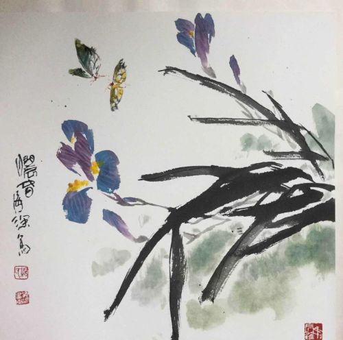 杨海深花鸟画家