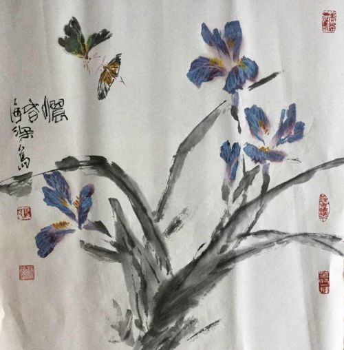 杨海深花鸟画家