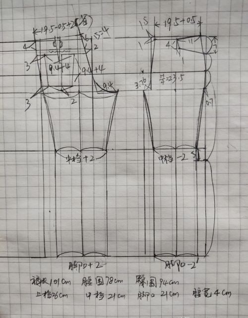 裤子的结构制图与裁剪(裤子结构制图怎么画)