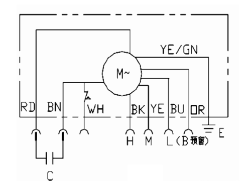 格力空调电机线在哪个位置(格力空调线颜色分别代表什么线)