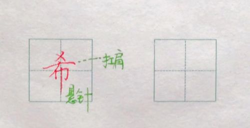 中国汉字书写的方法(中国汉字写字要诀)
