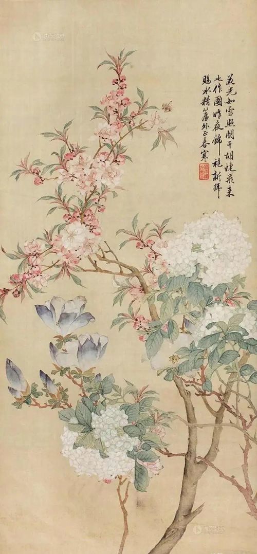 名家花鸟画《争艳图》欣赏图片(名家花鸟画《争艳图》欣赏作品)