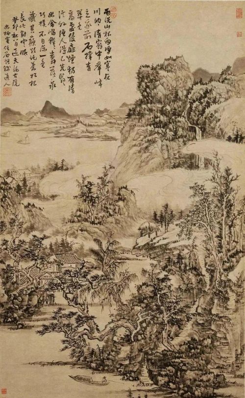 清代四僧画家作品(清代四僧山水画)