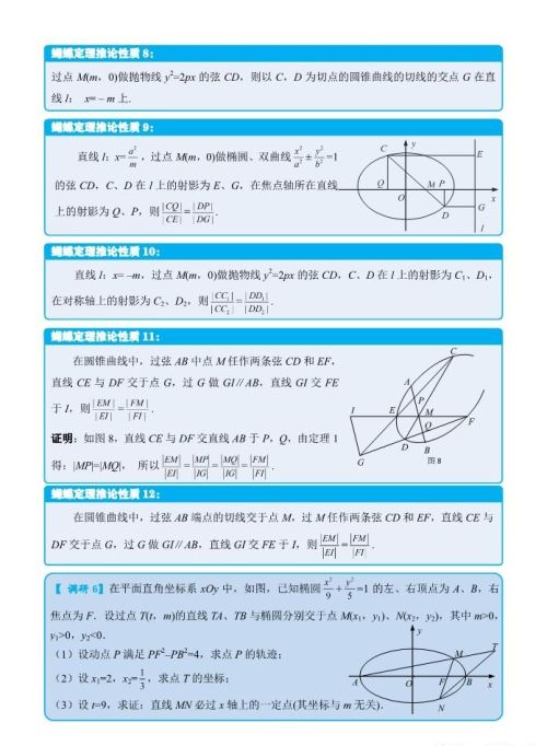 蝴蝶定理在圆锥曲线中的应用(蝴蝶模型圆锥曲线)