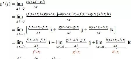 函数的向量空间(向量值函数举例)