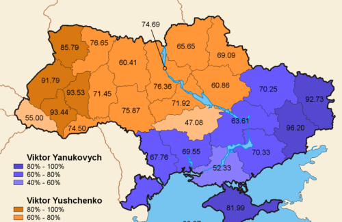 乌克兰东部和西部划分(乌克兰东部地区包括哪几个州)