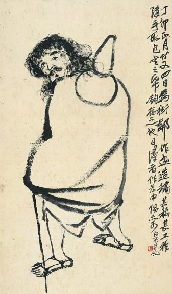 齐白石 人物画(齐白石的人物画作品欣赏)