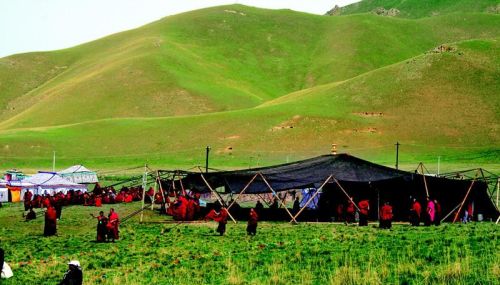 藏族牦牛帐篷(青海藏族帐篷)