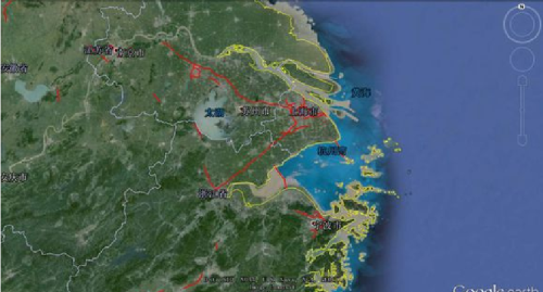 中国高铁特大桥分布图（华北、江淮部分）