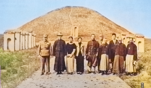 陕西咸阳：1908年咸阳周陵、茂陵和霍去病墓旧影