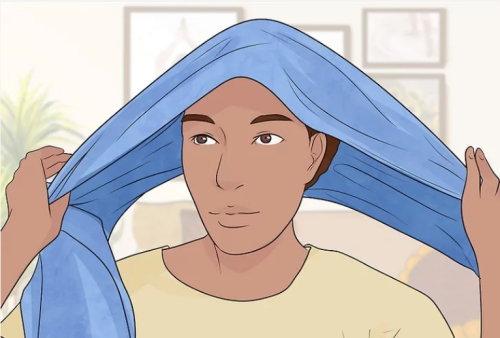 睡觉时用毛巾包着头发有什么用(晚上睡觉用毛巾包住头发好吗?)