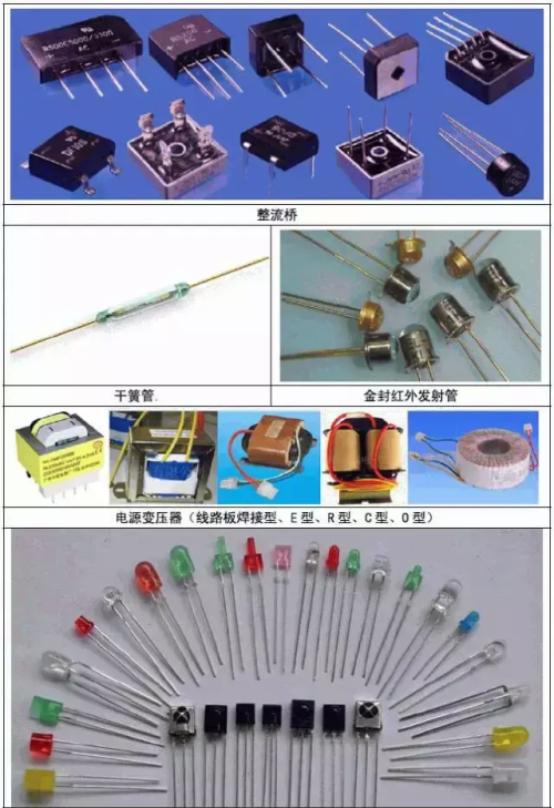 电子元件的实物图以及用途(常用电子元件实物和符号大全)