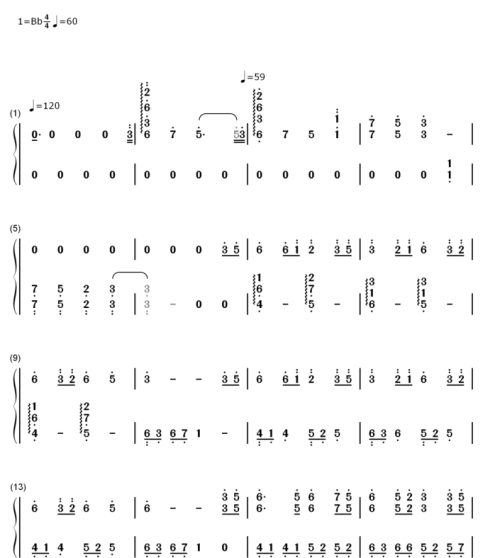 钢琴曲经典五线谱大全100首(经典钢琴曲简谱大全100首)