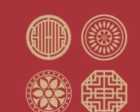 中国传统花纹元素(中国传统花纹图案简笔画边框)