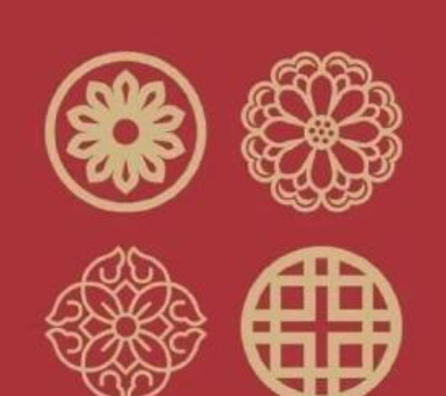 中国传统花纹元素(中国传统花纹图案简笔画边框)