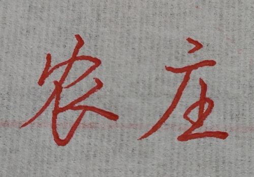 单字解析：“庄”的书写详细分析，掌握方法练好字