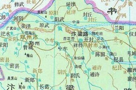 带你看开封、郑州一带的历史地图，两地关系从并列到隶属