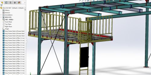 solidworks钢结构平台建模(钢结构3d设计软件)
