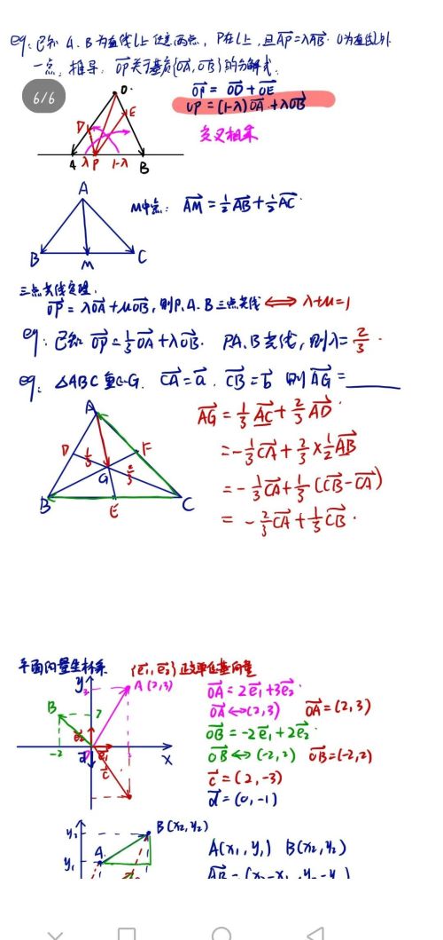 高考向量知识点归纳(高考向量知识点与公式总结)