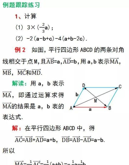 高中数学向量数乘运算(高一年级数学向量的乘法运算)