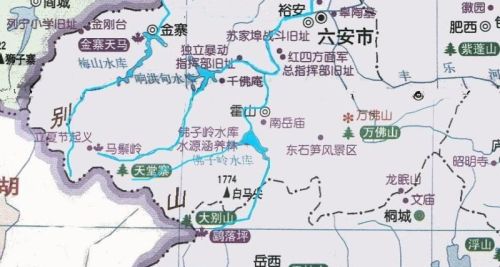 淮河水系在安徽境内的特征(安徽淮河水系地图)