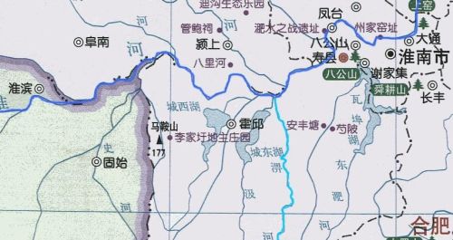 淮河水系在安徽境内的特征(安徽淮河水系地图)