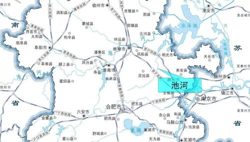 淮河水系在安徽境内的特征(安徽淮河水系地图)