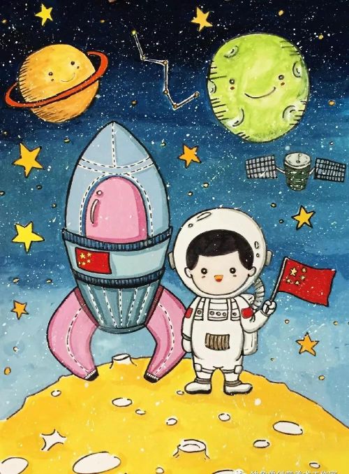 未来科技宇宙画最简单(未来科技宇宙科幻画)