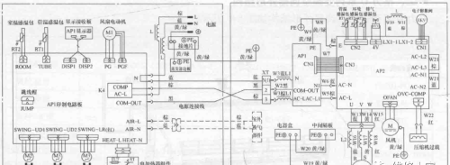 格力U系列变频空调电路原理及代码含义