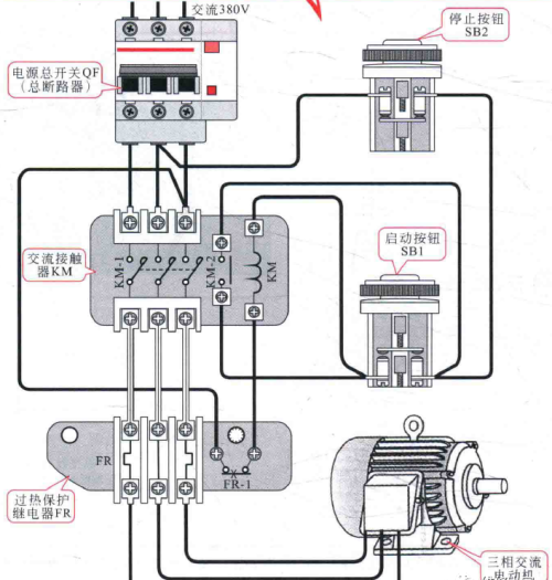 过热保护继电器的控制原理图解