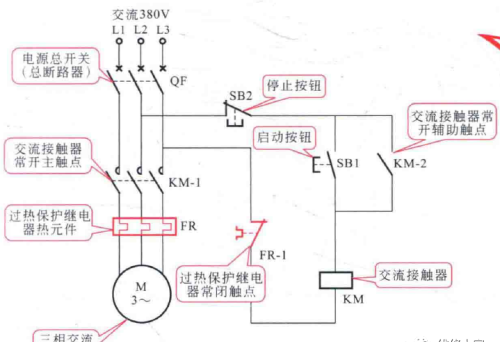 过热保护继电器的控制原理图解