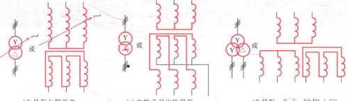 变压器在电工电路图中的符号标识