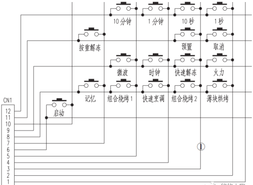 微波炉按键故障应急修理方法