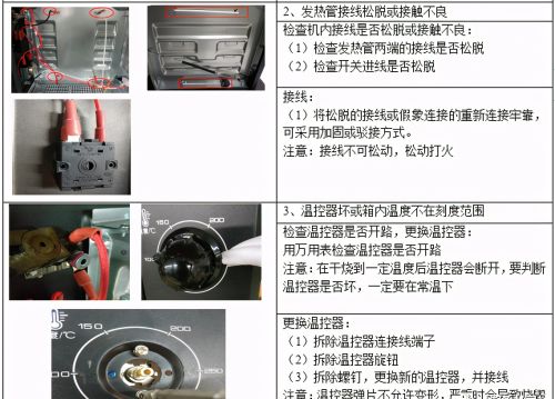 蒸汽电烤箱维修技术手册