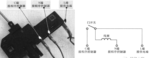 滚筒式洗衣机门开关结构和原理图解