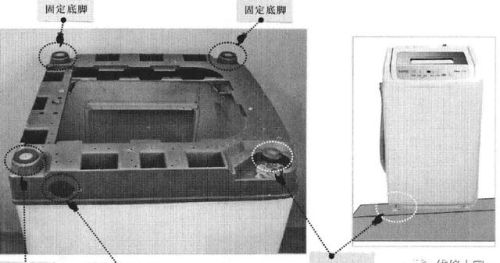 波轮式洗衣机减振支撑系统结构组成