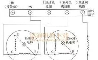 空调压缩机接线图参考