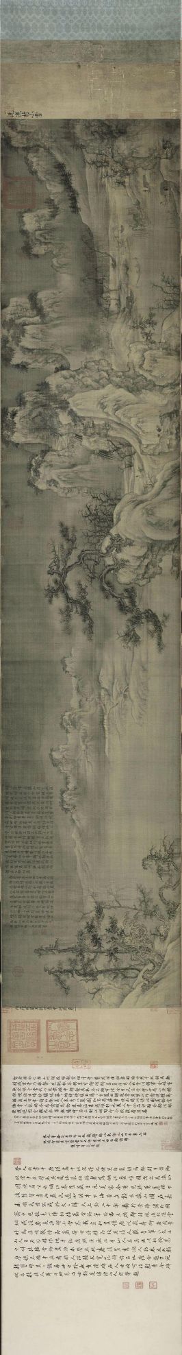 古代雪景山水画(古代雪景简笔画)