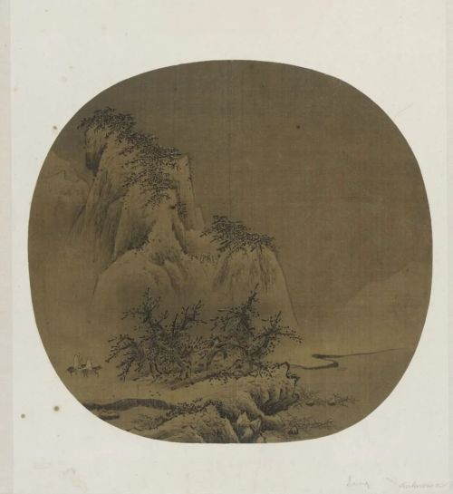 古代雪景山水画(古代雪景简笔画)