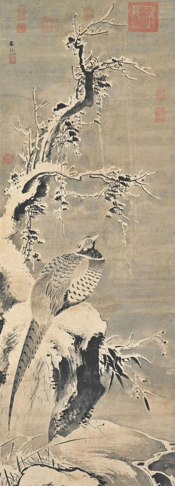 古代雪景山水画(古代雪景简笔画)