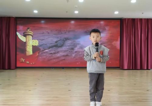 潍坊滨海区学府新城幼儿园：童语诵童音 共讲普通话